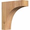 Ekena Millwork Huntington Smooth Corbel, Western Red Cedar, 3 1/2"W x 12"D x 12"H COR04X12X12HUN00SWR - alternate 1
